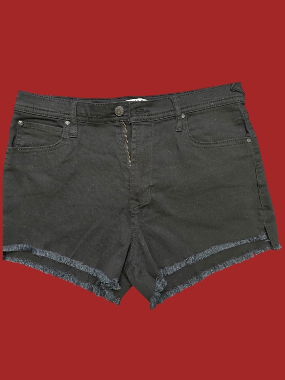 Celebrity Pink Black Denim Shorts. Size 11/30